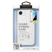 PGA iPhone 16e用ハイブリッドケース クリア PG-25KPT01CL