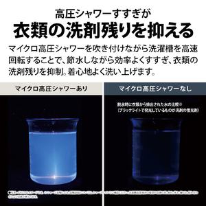 SHARP 8kgドラム洗濯機 グレイングレー ES-8XS1-HR-イメージ10