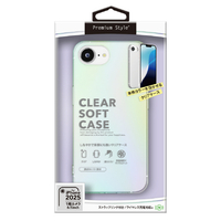 PGA iPhone 16e用クリアソフトケース オーロラ PG-25KTP02AR