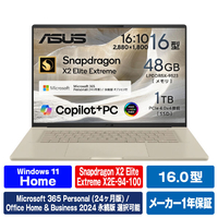 ASUS ASUS Zenbook SORA 16 (UX3607OA) ザブリスキーベージュ UX3607OA-GL481BES