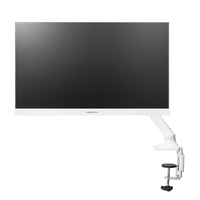 プリンストン 120HzADSパネル USB Type-C搭載 23．8型フルHD液晶ディスプレイ モニターアーム(White) ホワイト PTF-B242WA-WH