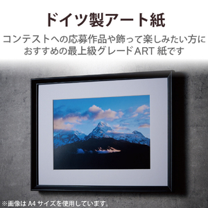 エレコム 写真用アートペーパー A4サイズ 20枚 EJK-MLシリーズ ホワイト EJK-MLA420-イメージ5