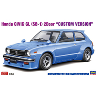 ハセガワ 1/24 ホンダ シビック GL (SB-1) 2ドア “カスタムバージョン” 20773ﾎﾝﾀﾞｼﾋﾞﾂｸGL2ﾄﾞｱｶｽﾀﾑ
