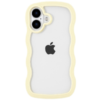 COCO　CASE iPhone 17用パステルなくねくねケース イエロー 1794-17-YELLOW