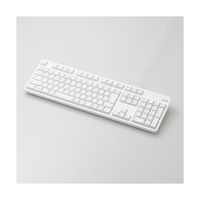エレコム 有線フルキーボード ホワイト TK-FCM104XWH