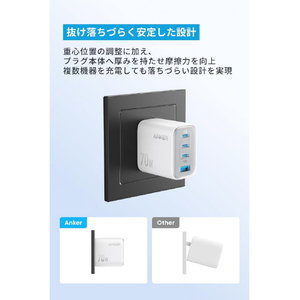 Anker Zolo Charger (70W, 4 Ports) ホワイト A121CN21-イメージ6