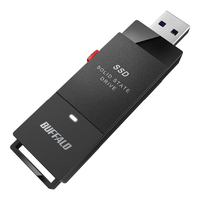 バッファロー TV対応 PC向けUSB3．2(Gen1)スティック型外付けSSD(500GB) ブラック SSD-PUT500U3-BKA