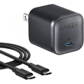 Anker Nano Charger (45W) with USB-C & USB-C ケーブル ブラック B2692N11
