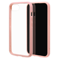 ラスタバナナ iphone17e/16e用 flexguard ﾊｲﾌﾞﾘｯﾄﾞｹｰｽ tpu×pc ﾋﾟﾝｸ×ｸﾘｱ ピンク×クリア 8769IP5EHPPK
