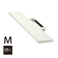 ナカムラ WALL TVスタンド V4・PRO対応サウンドバー棚板 (幅95/Mサイズ) EQUALS・WALLシリーズ サテンホワイト M05000240