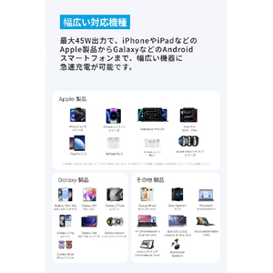 Anker Nano Charger (45W) with USB-C & USB-C ケーブル ホワイト B2692N21-イメージ6