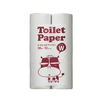 Forestway トイレットペーパー 30m ダブル 12ロール 1パック F833861-FRW657297