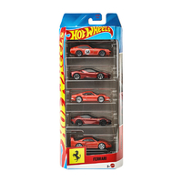 マテル JLN12 ホットウィール ベーシックカー フェラーリ 5カーパック HWﾍﾞ-ｼﾂｸｶ-ﾌｴﾗ-ﾘ5ｶ-ﾊﾟﾂｸ