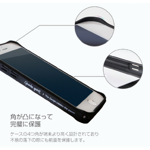 Dparks iPhone XS/X用ケース spirit case ローヌ川の星月夜 DS14789I58-イメージ10