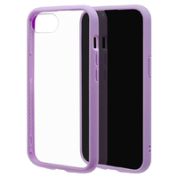 ラスタバナナ iphone17e/16e用 flexguard ﾊｲﾌﾞﾘｯﾄﾞｹｰｽ tpu×pc パープル×クリア 8774IP5EHPPU