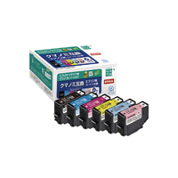 エコリカ リサイクルインクカートリッジ 6色パック ECI-EKUI-6P