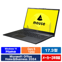 マウスコンピューター 17．3型 フルHDノートパソコン mouse ブラック F7I5120UED16S5HB
