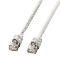 サンワサプライ STPエンハンスドカテゴリ5単線ケーブル（0．5m） ライトグレー KB-STP-005LN