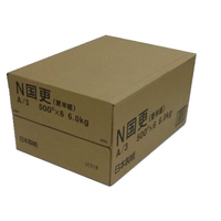 日本製紙 わら半紙 国更A3 500枚×6冊 F044630-ｸﾆｻﾞﾗA36K1000