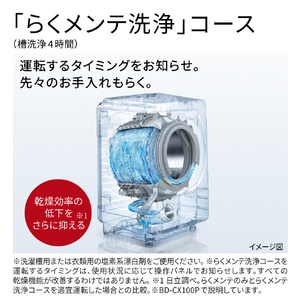 日立 ドラム式洗濯乾燥機 ビッグドラム BD-CX100PL W-イメージ7
