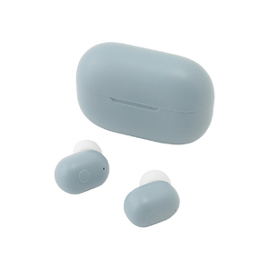 クオリティトラストジャパン TrueWireless コンパクト防水ステレオイヤホンマイク ブルー QB-082CBL-イメージ1