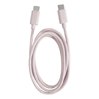 イツワ商事 USB Type-C to C 充電通信ケーブル(1m) ピンク MTCD2302PK
