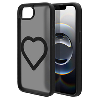 ラスタバナナ iphone17e/16e用 mignu tpu×pcｹｰｽ ブラック＊フロストブラック 8793IP5EHPFBK