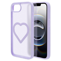 ラスタバナナ iphone17e/16e用 mignu tpu×pcｹｰｽ パープル＊フロストパープル 8795IP5EHPFPU