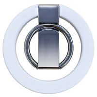 GAACAL iPhone 14/13/12シリーズ専用 MAGSAFE対応 マグネット式落下防止リング付きスタンド ホワイト Z00286W