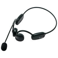 アイコム S9 Bluetooth 骨伝導ヘッドホン ブラック S9