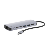 ベルキン Connect USB-C 6-in-1 イーサネットハブ AVC008FQSGYV2