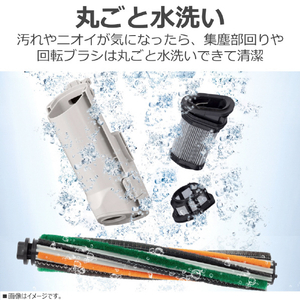 東芝 コードレスクリーナー TORNEO cordless トルネオ コードレス アッシュブラック VC-SL140DS(K)-イメージ13