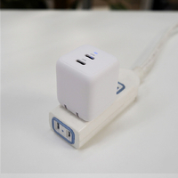 イツワ商事 GAN PD20W×TYPE-C2ポート ACアダプタ ホワイト MAC2304WH