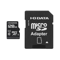 I・Oデータ UHS-I UHS スピードクラス1対応 microSDカード(SD変換アダプター付き)128GB MSDU1-128G/NC