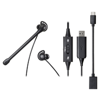 オーディオテクニカ USBインナーイヤーヘッドセット ATH-202USB