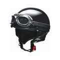 リード工業 CROSS ビンテージヘルメットBK CR750BK FC452MT-CR750BK
