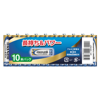 マクセル 単3形アルカリ乾電池 10本パック LR6(GD)10P