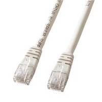 サンワサプライ エンハンスドカテゴリ5単線LANケーブル（2m） ライトグレー KB-T5T-02N