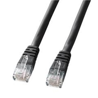 サンワサプライ エンハンスドカテゴリ5単線LANケーブル（2m） ブラック KB-T5T-02BKN