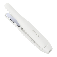 SALONIA コードレス ストレートヘアアイロン 12mm ホワイト KSAL26131-WH