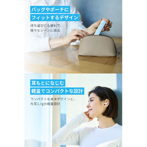 Anker 完全ワイヤレスイヤホン Soundcore A30i ホワイト A3958N21-イメージ3