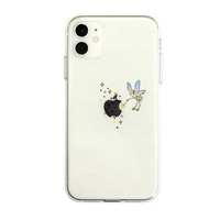 Dparks iPhone 12/12 Pro用ソフトクリアケース タイニーフェアリー DS19834I12P