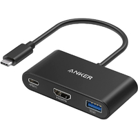 Anker PowerExpand 3-in-1 USB-C ハブ グレー A8339NA1