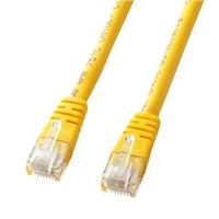 サンワサプライ エンハンスドカテゴリ5単線LANケーブル（3m） イエロー KB-T5T-03YN