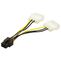 アイネックス PCI Express用電源変換ケーブル 8cm PX-001C