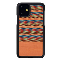 Man & Wood iPhone 11用天然木ケース Browny Check I16847I61R