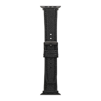 オウルテック Apple WatchバンドLV シュリンクレザー ブラック OWL-AWBLVRG03-BK