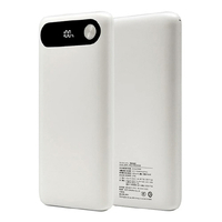 ラスタバナナ PD20W対応 TYPE-C1ポート/USB2ポート 3C認証モバイルバッテリー 10000MAH ホワイト R3CLI100C20W05WH