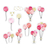 ワールドクラフト キラキラクリアフレークシール Balloon FCU6164-KFS-005-イメージ2