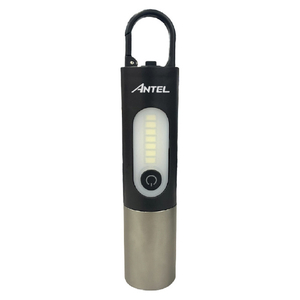 ANTEL カラビナ付き懐中電灯 Type-C充電 ブラック HX10LT-023BK-イメージ1